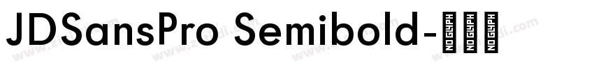 JDSansPro Semibold字体转换
